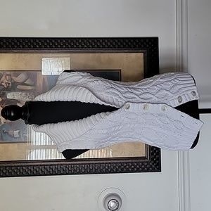 Ralph Lauren Cable Knit Sleeveless  Women's Sweater Slim Fit Sz S